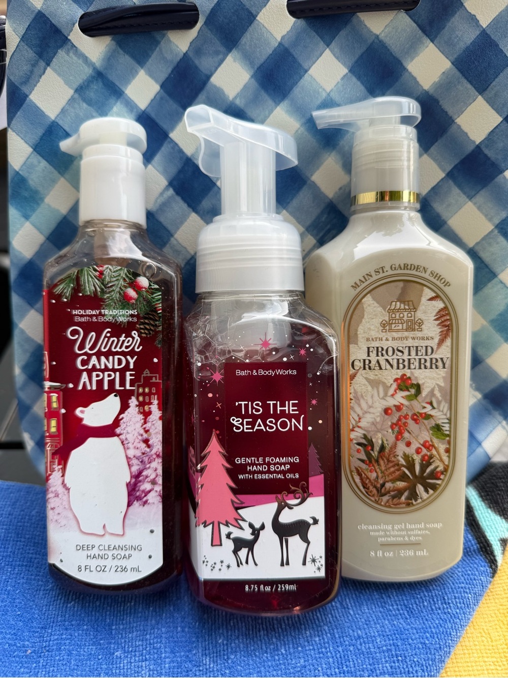 Bath & Body Works Bundle Of 3 Christmas Hand Soaps New!